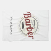 Kapper Hustler Kapper Retro Haarstylist Theedoek (Horizontaal)