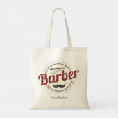 Kapper Hustler Kapper Retro Haarstylist Tote Bag (Achterkant)