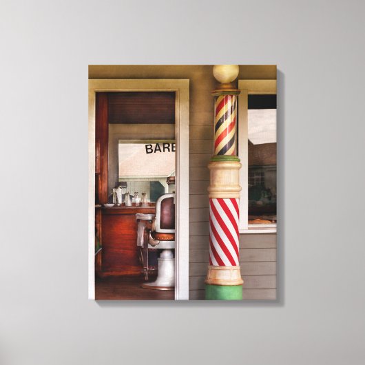 Kapper - Ik heb een knipbeurt nodig Canvas Afdruk (Voorkant)