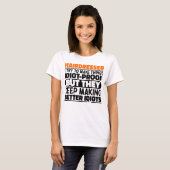 Kapper Ik probeer dingen grappig te maken T-shirt (Voorkant volledig)