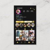 Kapper | Instagram QR Code Visitekaartje (Voorkant)