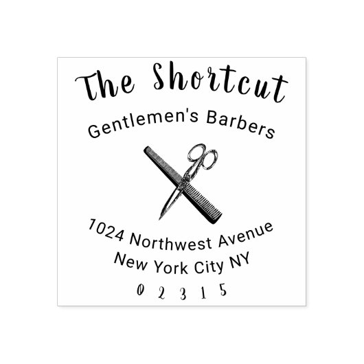 Kapper, kapper rubberstempel (Afrduk)