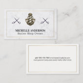 kapper | kapper | schaar-kapper visitekaartje (Voorkant / Achterkant)