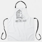 Kapper kapper schort (Voorkant)