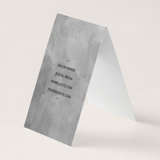 kapper | kapper visitekaartje (Achterkant)