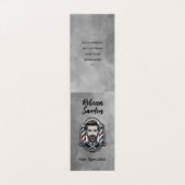 kapper | kapper visitekaartje (Buitenkant ongevouwen)