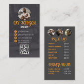 kapper | Kapsalon| Visitekaartje van Haarstylist (Voorkant / Achterkant)