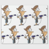 Kapper met schaar cadeaupapier (Vlak)