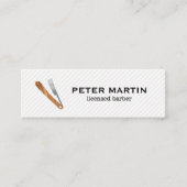 kapper mini visitekaartje (Voorkant)