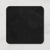 kapper | Monogram | kapper Vierkante Visitekaartje (Achterkant)