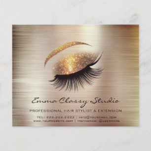 Kapper Nail Stylist Prijslijst Roos Lash Brow Flyer