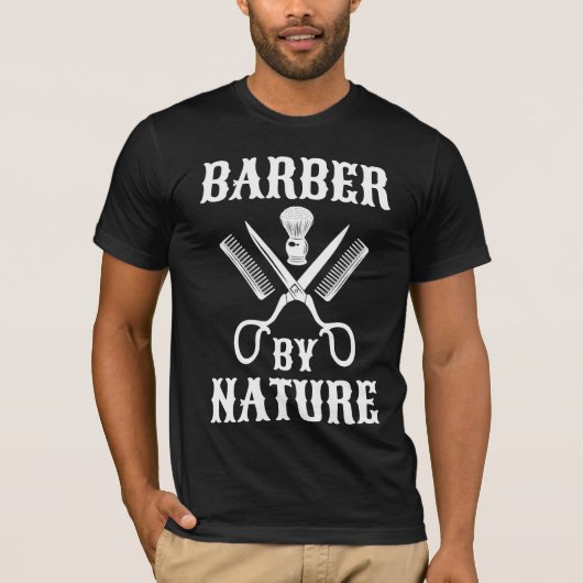 Kapper per Natuur - kapsel kapperszaak T-shirt (Voorkant)