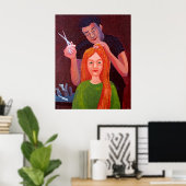 Kapper Poster (Thuiskantoor)