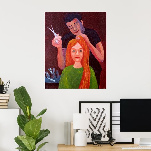 Kapper Poster (Thuiskantoor)