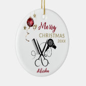 Kapper Professionele Salon Keramisch Ornament (Rechts)