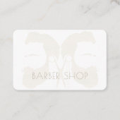 Kapper salon modern  minimalistisch visitekaartje (Voorkant)
