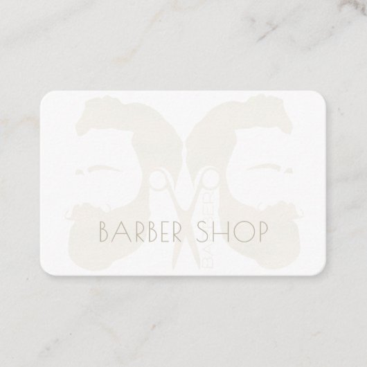 Kapper salon modern  minimalistisch visitekaartje (Voorkant)