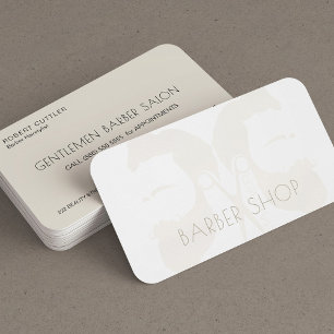 Kapper salon modern minimalistisch visitekaartje