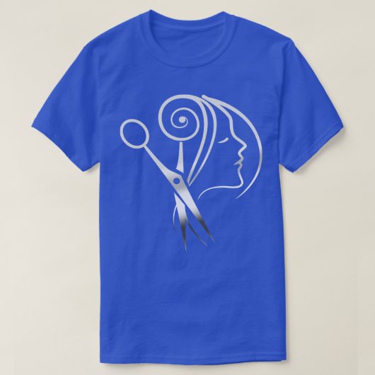 Kapper Saloon Kapper Shop Logo T-shirt (Design voorkant)