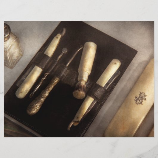 Kapper - Scheren - De scheerset Flyer (Voorkant)