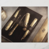 Kapper - Scheren - Het scheerset Flyer (Voorkant)