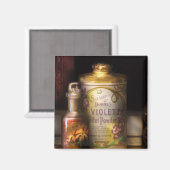 Kapper -  Sharp & Dohme's Violet Toiletpoeder Magneet (Voorkant / Achterkant)