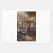 Kapper Shop van Klx Inpakpapier Vel (Voorkant)