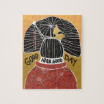 Kapper Stylist Goed Haar Inspirerend Legpuzzel<br><div class="desc">Een van een soort hand geïllustreerde puzzel! Perfect voor stylisten,  kappers en mode forward individuen!</div>