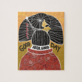 Kapper Stylist Goed Haar Inspirerend Legpuzzel (Verticaal)