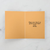 Kapper Stylist Goed Haar Verjaardag Kaart (Binnen)