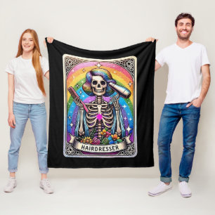 Kapper Tarot Kaart Collectie Fleece Deken