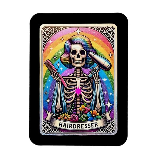 Kapper Tarot Kaart Collectie Magneet (Verticaal)