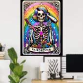 Kapper Tarot Kaart Collectie Poster (Thuiskantoor)