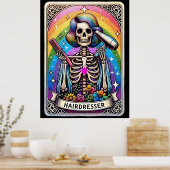 Kapper Tarot Kaart Collectie Poster (Keuken)