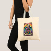 Kapper Tarot Kaart Collectie Tote Bag (Voorkant (product))