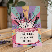 Kapper Verjaardag Kaart