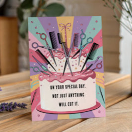 Kapper Verjaardag Kaart