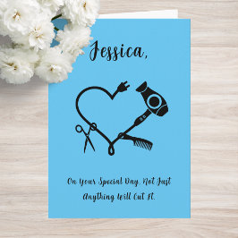 Kapper Verjaardag Kaart