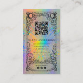 Kapper | Visagist Holografisch Visitekaartje (Achterkant)