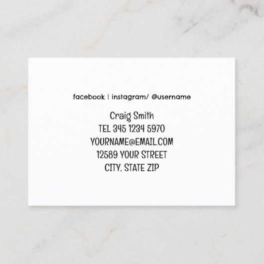 ✂️ kapper visitekaartje (Achterkant)