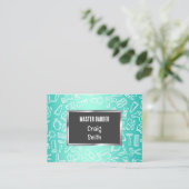 ✂️ kapper visitekaartje (Staand voorkant)