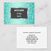 ✂️ kapper visitekaartje (Voorkant / Achterkant)