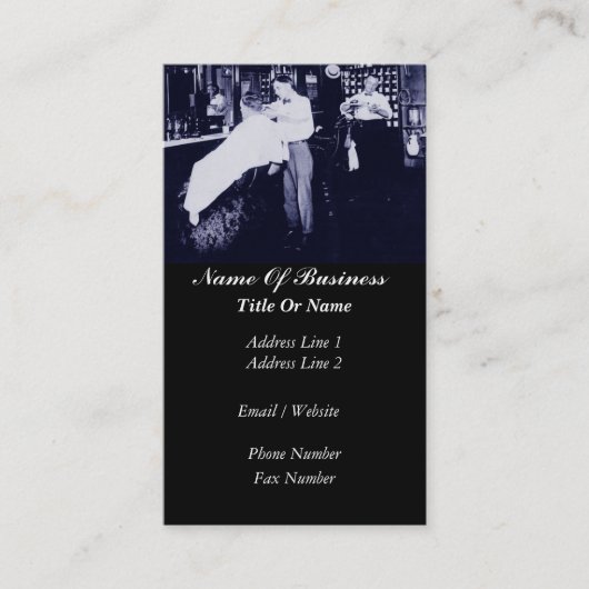 Kapper visitekaartje (Voorkant)