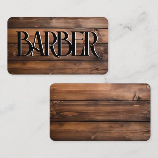 Kapper winkel logo / visitekaartje (Voorkant / Achterkant)