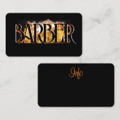 Kapper winkel logo / visitekaartje (Voorkant / Achterkant)