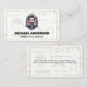 kapper | winkeleigenaar visitekaartje (Voorkant / Achterkant)