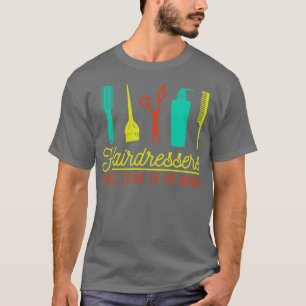 Kappers brengen kleur aan de wereld Grappig haar S T-shirt