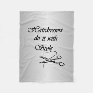 Kappers Doen Het Met Stijl Fleece Deken