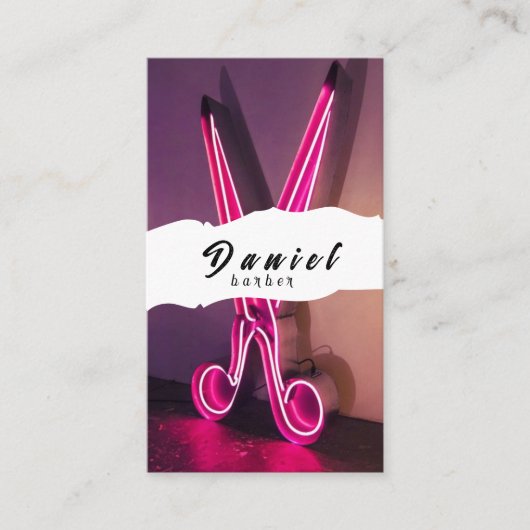 Kappers en kappers - Opvallen met stijl Visitekaartje (Voorkant)