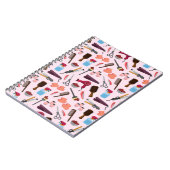 kapperseenheid KIT naadloos patroon Notitieboek (Linkerzijde)
